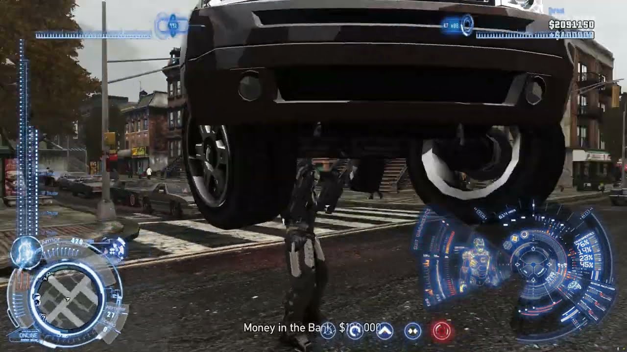 GTA IV Iron Man War Machine Mod Gameplay.
