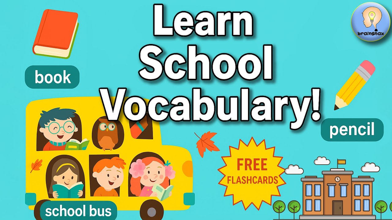 Learn School Vocabulary for Kids | Classrooms, Teachers & School Supplies