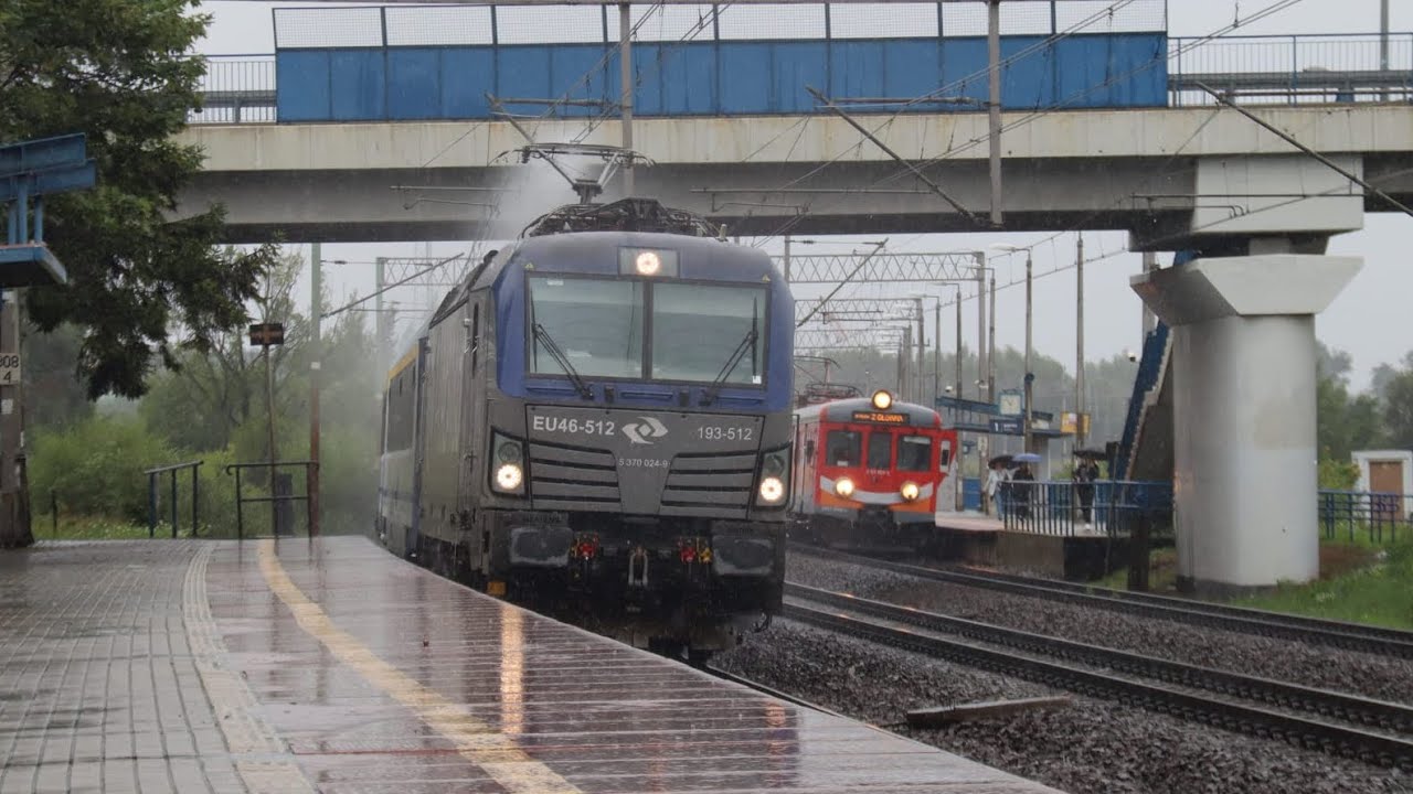 Pociągi/Trains at Skowarcz station (28/07/24) (29/07/24)