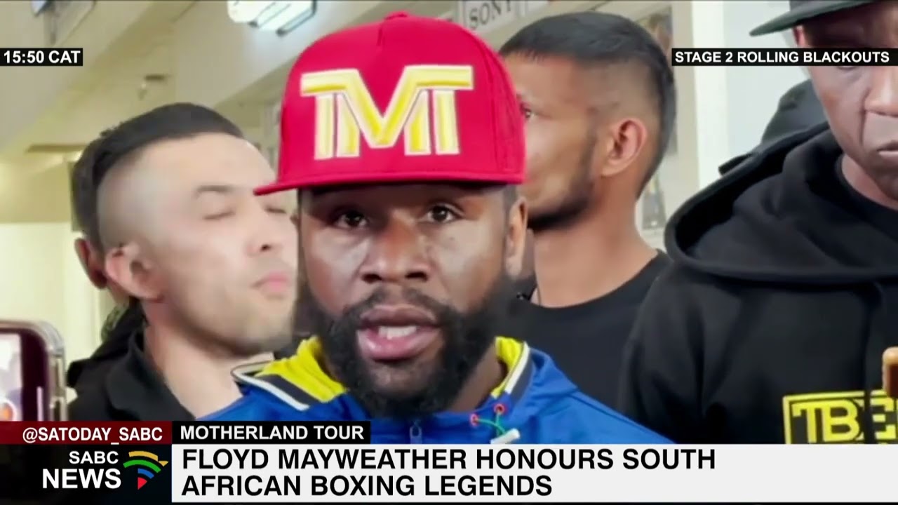 Floyd Mayweather honours South African boxing legends
