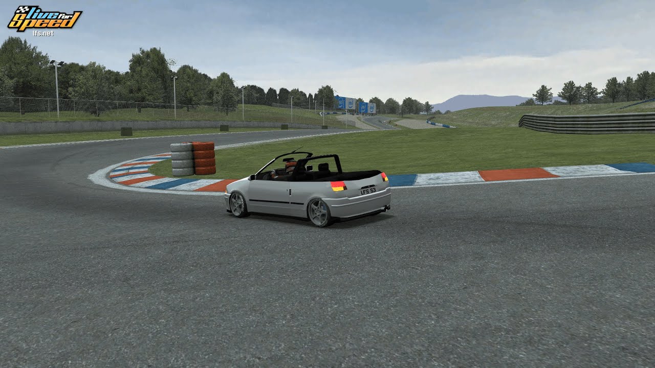 Live for Speed S3 Mods #582 - XF CABRIO on Aston North Reverse