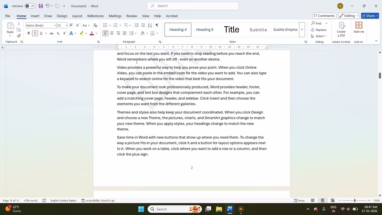 TABLE OF CONTENT