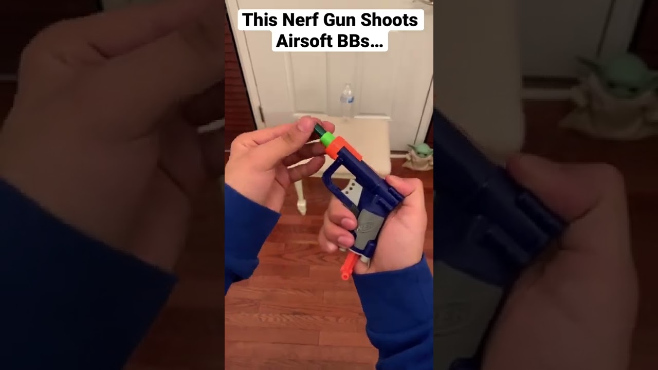 The Most DANGEROUS Nerf Mod (Airsoft BBs)