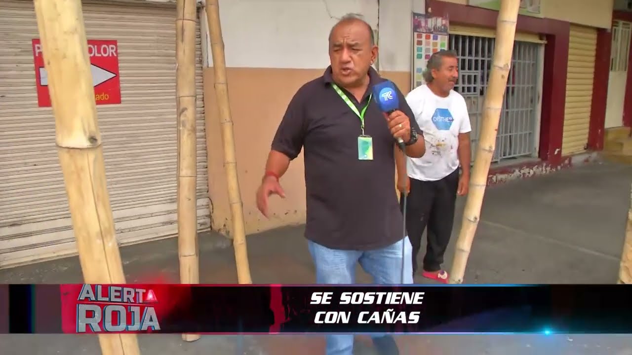 Sostiene su casa con cañas y así reaccionan moradores