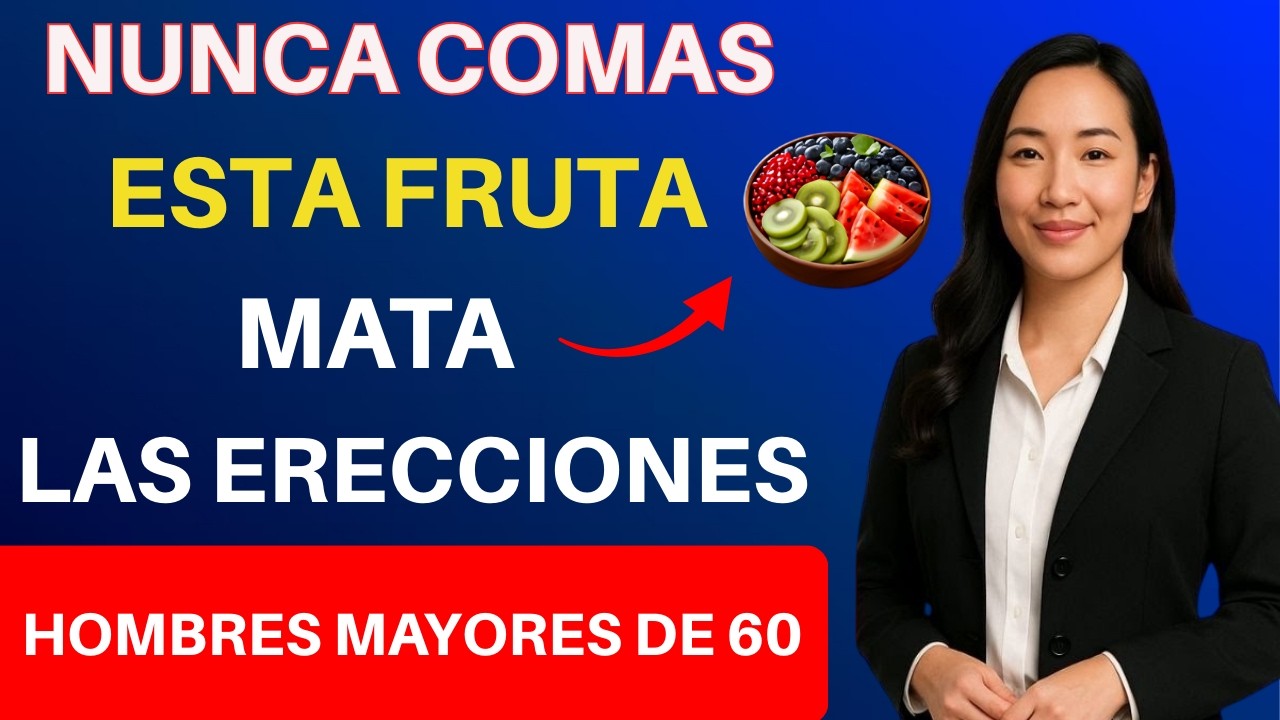 Hombres mayores de 60 años_ 4 frutas que NUNCA debes comer y 4 frutas que DEBES comer en su lugar_