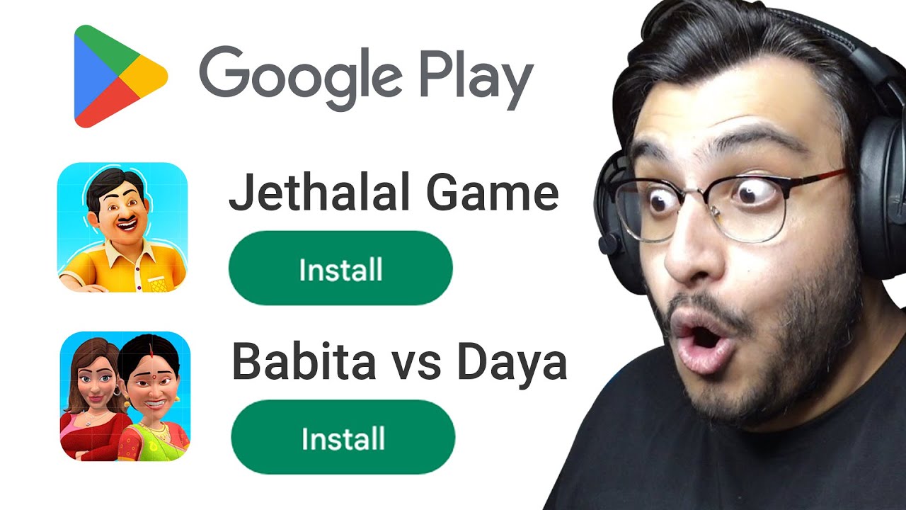 I PLAYED WEIRD TARAK MEHTA GAMES ON PLAYSTORE