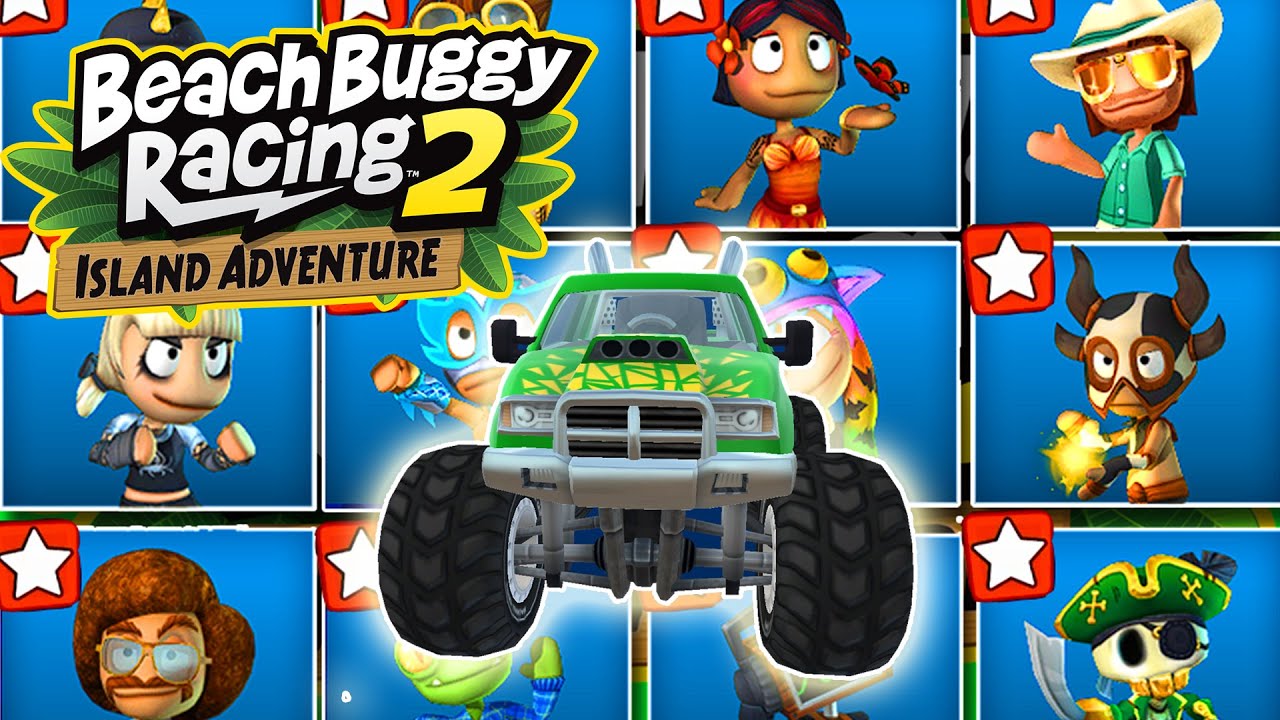 Episode 78:Crusher Car driving wit –All Characters | Beach Buggy Racing 2: Island Adventure