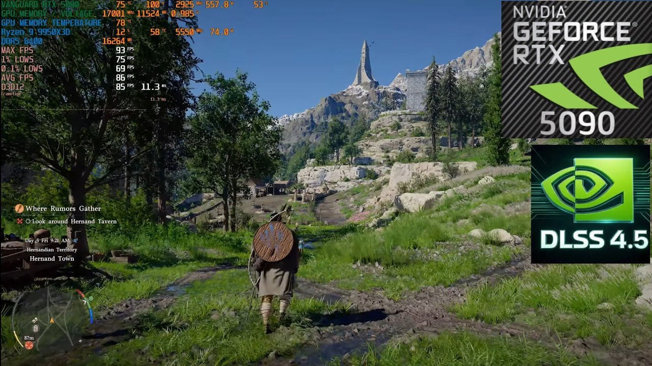 Crimson Desert 4K 1440P 1080P Vanguard RTX 5090 AMD Ryzen 9 9950X3D Performance Benchmark
