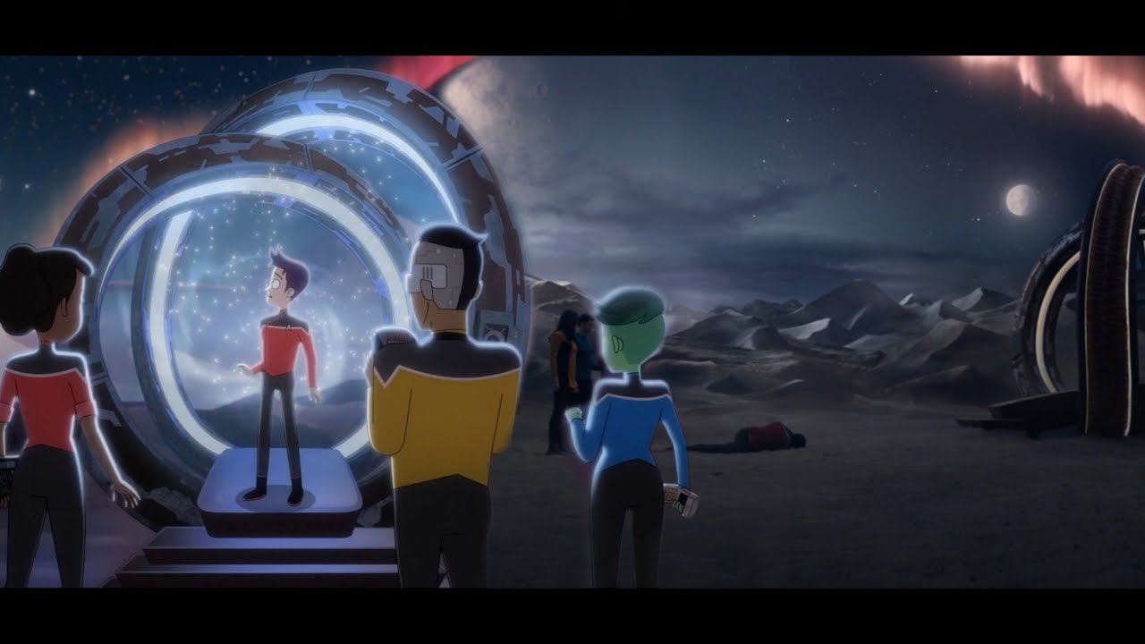 Boimler Gets Sucked To The Time Portal &bull; Crossover Episode &bull; Star Trek Strange New Worlds S02E07