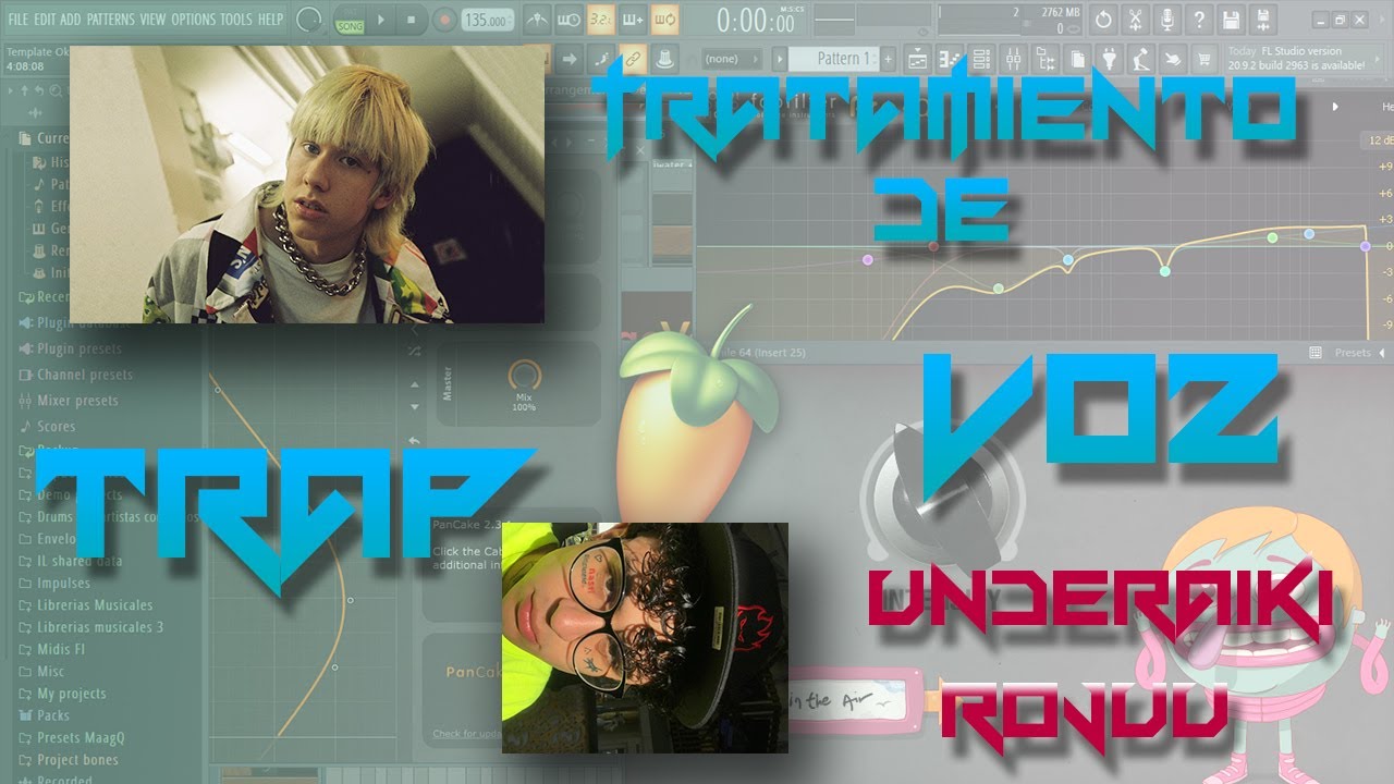 ✅MEZCLAR VOCES de Trap type ROJUU | UNDERAIKI | PRESET Gratis FL Studio 20