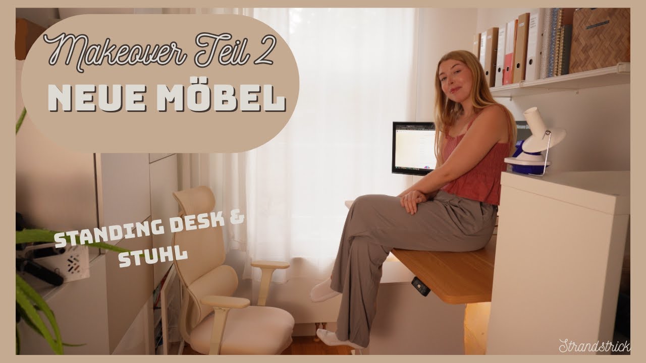 Büro Makeover Update 02– Die perfekten Möbel sind angekommen! | Strandstrick🧶