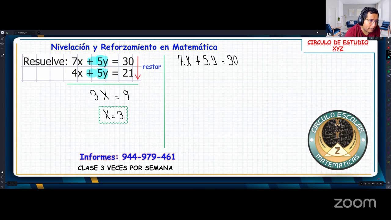 SISTEMA DE ECUACIONES