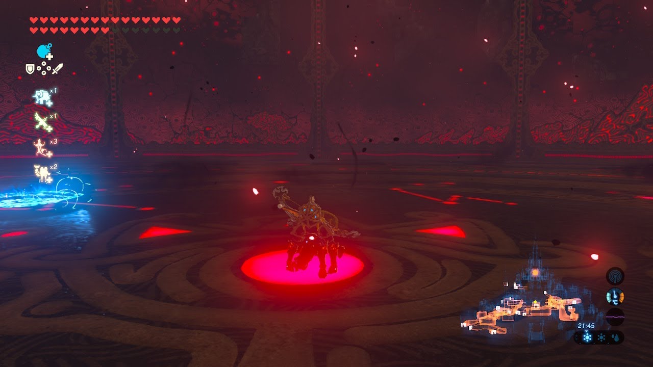 Clipping into Ganon's dome (BOTW)
