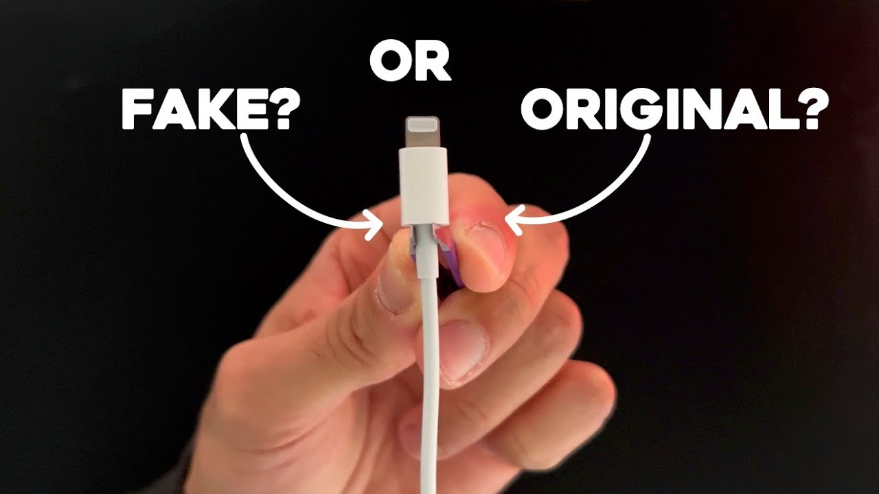 How To Tell if Your Lightning Cable is Original or Fake