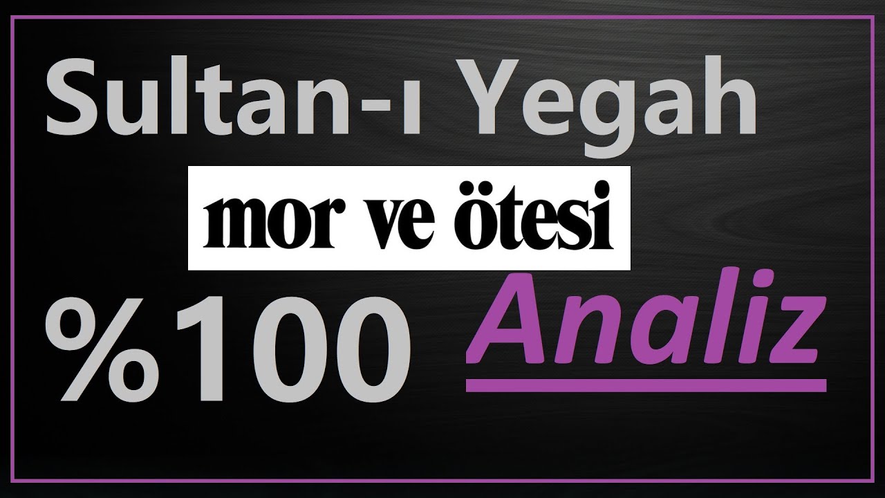 Mor ve Ötesi - Sultan-ı Yegah %100 Analiz / Kimsenin Çalmadığı Kerem Özyeğen Bölümü + Alternatif Son