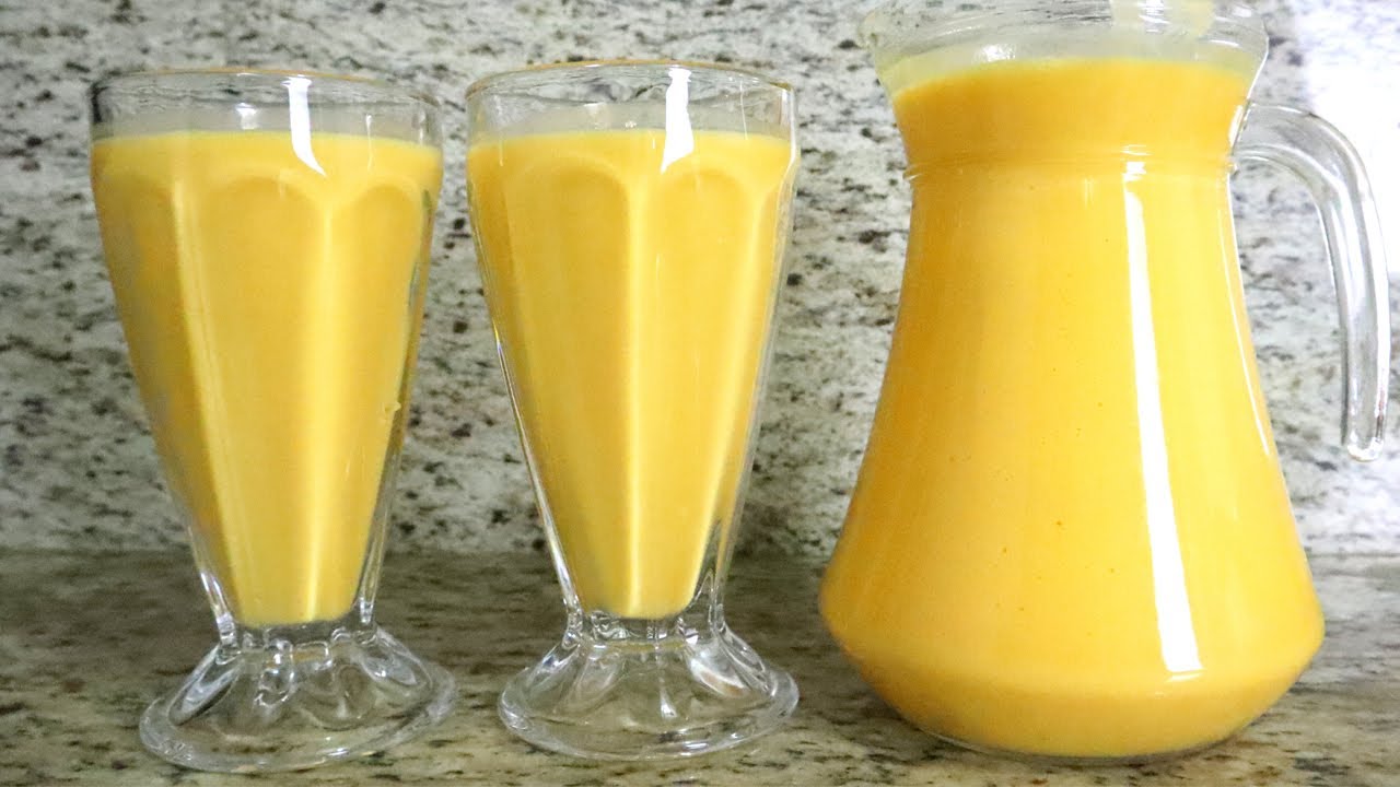 AGUA DE MANGO CREMOSA SUPER DELICIOSA | #iriscocinablog