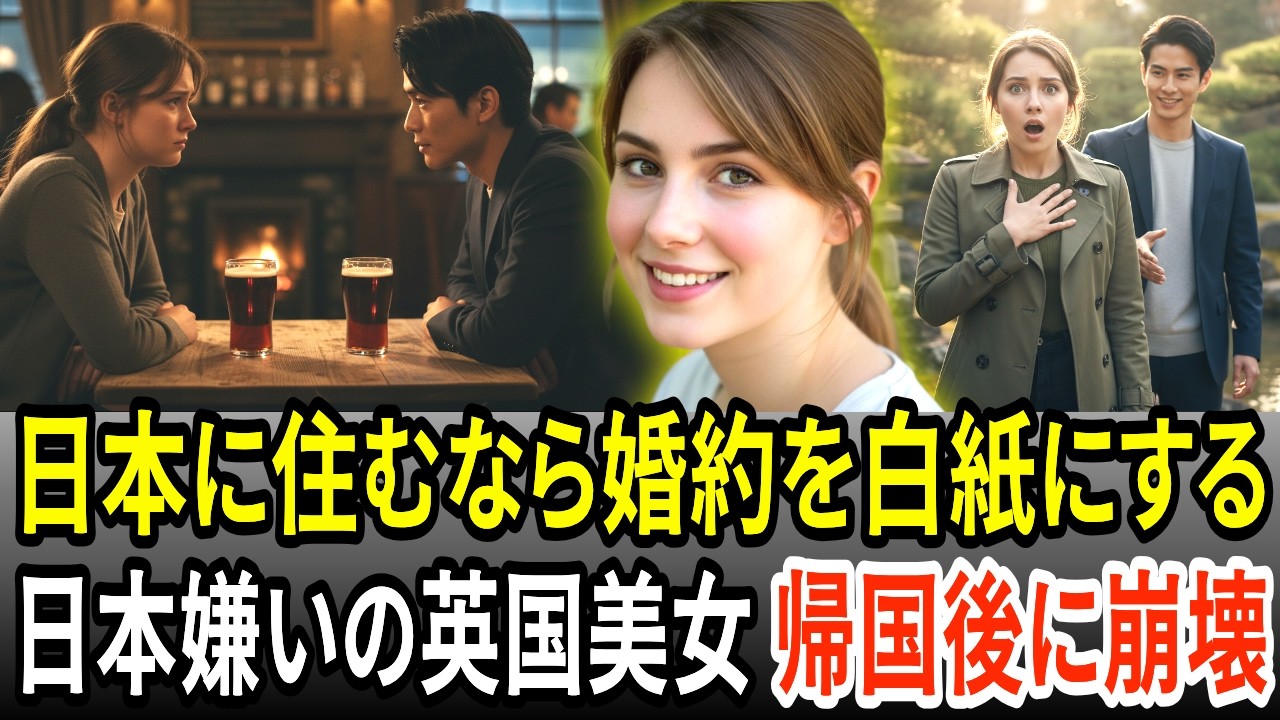 日本に住むなら結婚なかったことにする！日本だけは絶対に住みたくないと言っていたイギリス美女、日本から帰ってきた後の衝撃の姿！本当の日本ってこういうものだったの？