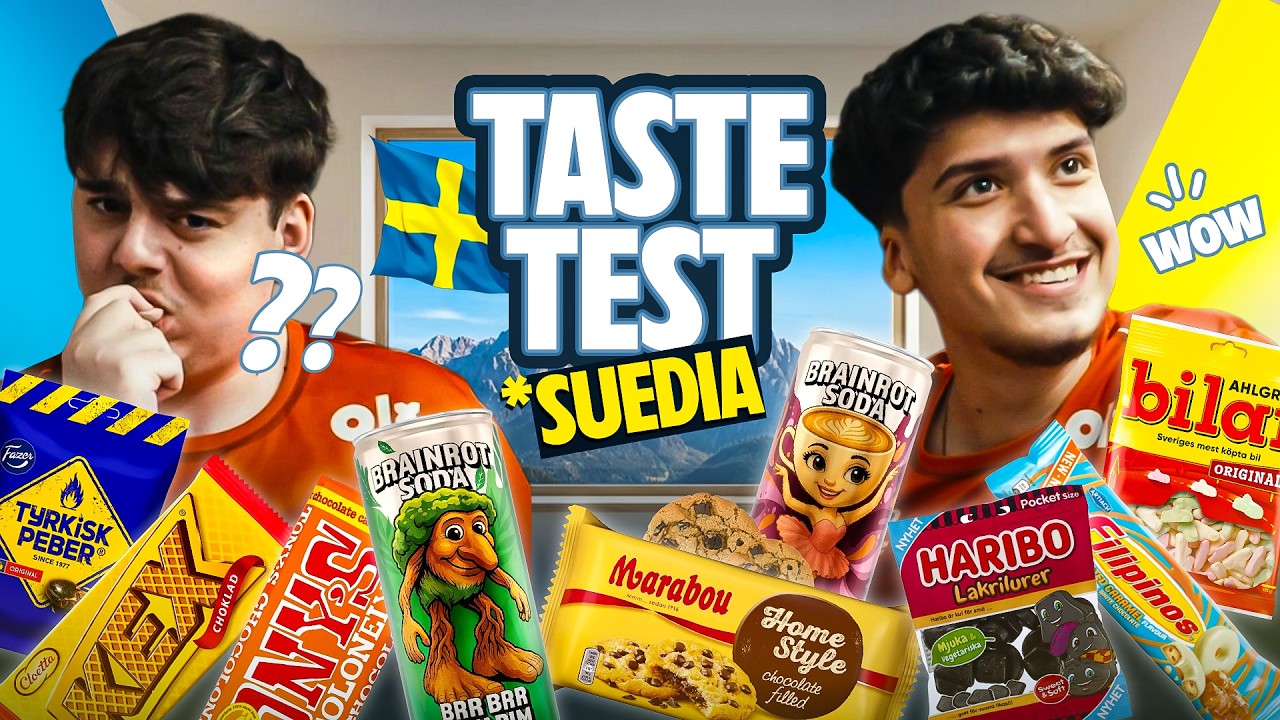 Chestii care ar trebui sa fie ILEGALE 🚓 | TASTE TEST Suedia