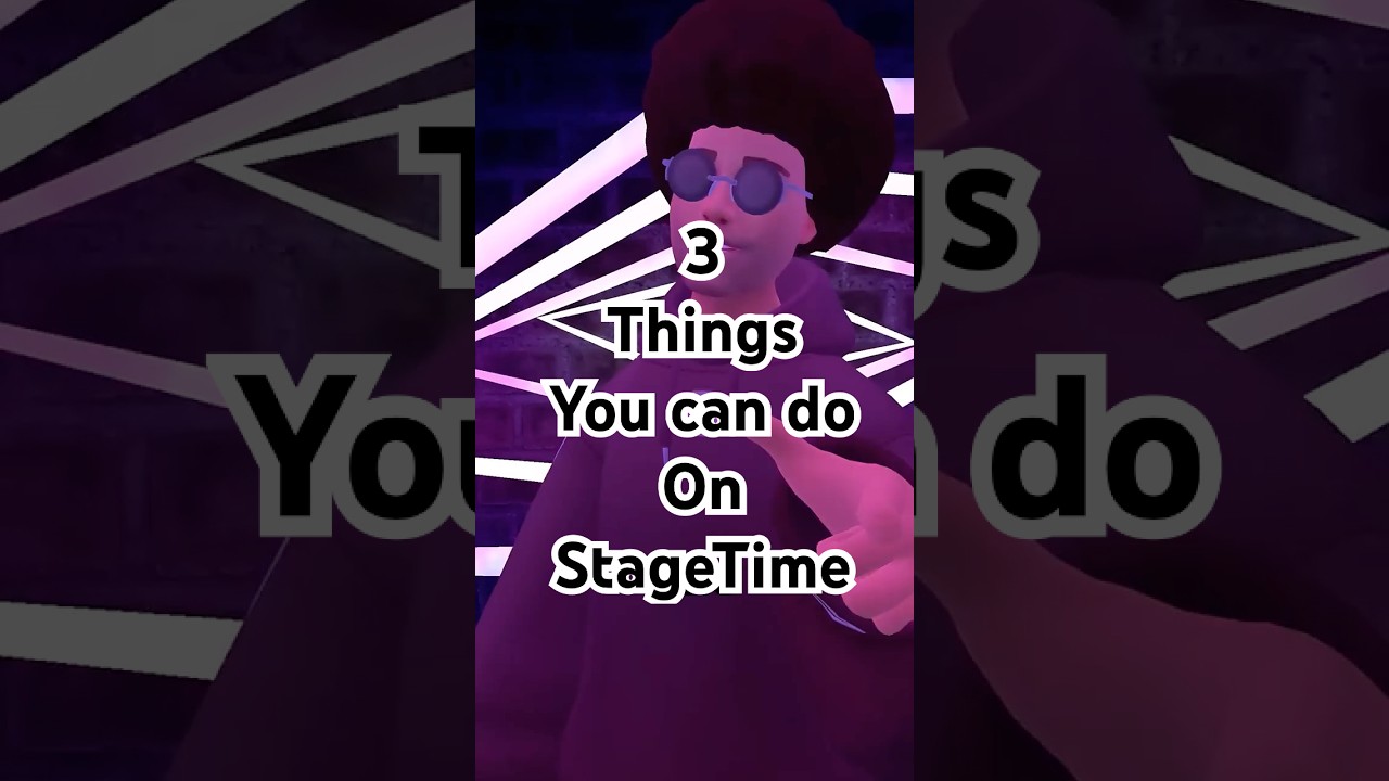 3 Things You Can Do on StageTime 🎤✨ #vr #virtualreality #quest3 #fyp #stagetime #funny
