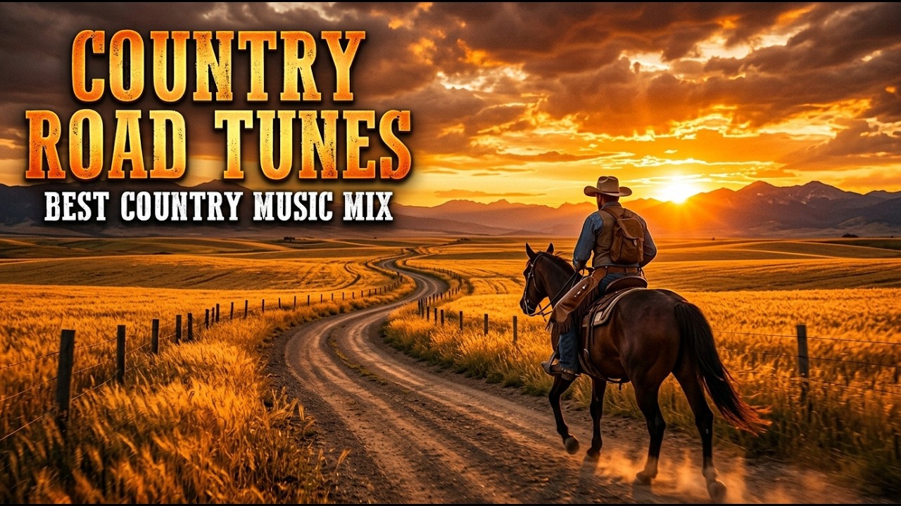 Best Classic Country Songs 🤠 Old Country Road & Cowboy Music