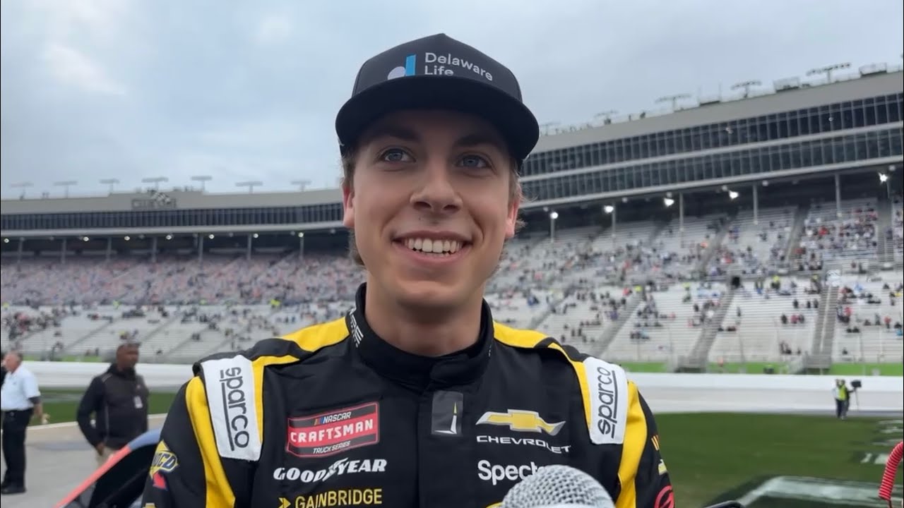 Carson Hocevar on Why He Followed Kyle Busch Down Frontstretch after Atlanta Win 