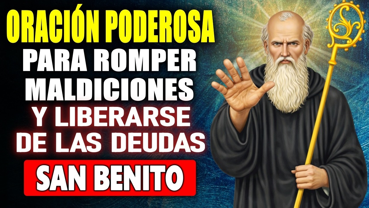 🛡️ ORACIÓN PODEROSA a SAN BENITO para Romper Maldiciones, Envidias y Todo Mal