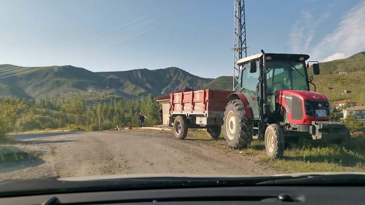 Kurşunlu - Yeşildumlupınar Arası Araç ile Seyahat (Hacımuslu köyü yolundan)