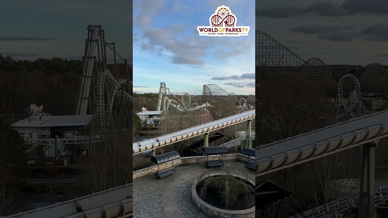 #shorts Heide Park vor dem Saisonstart 2023 - Parkvideo #heidepark - Toxic Garden - Heidepark 2023