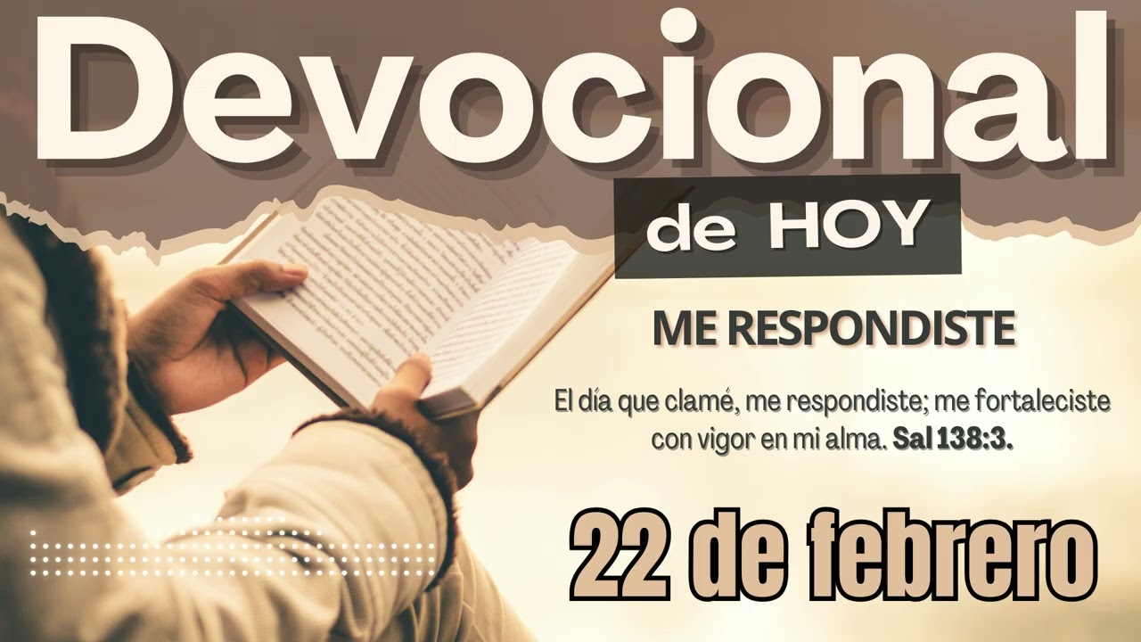 Devocional de Hoy | 22 de febrero del 2026 | Adan Vicente