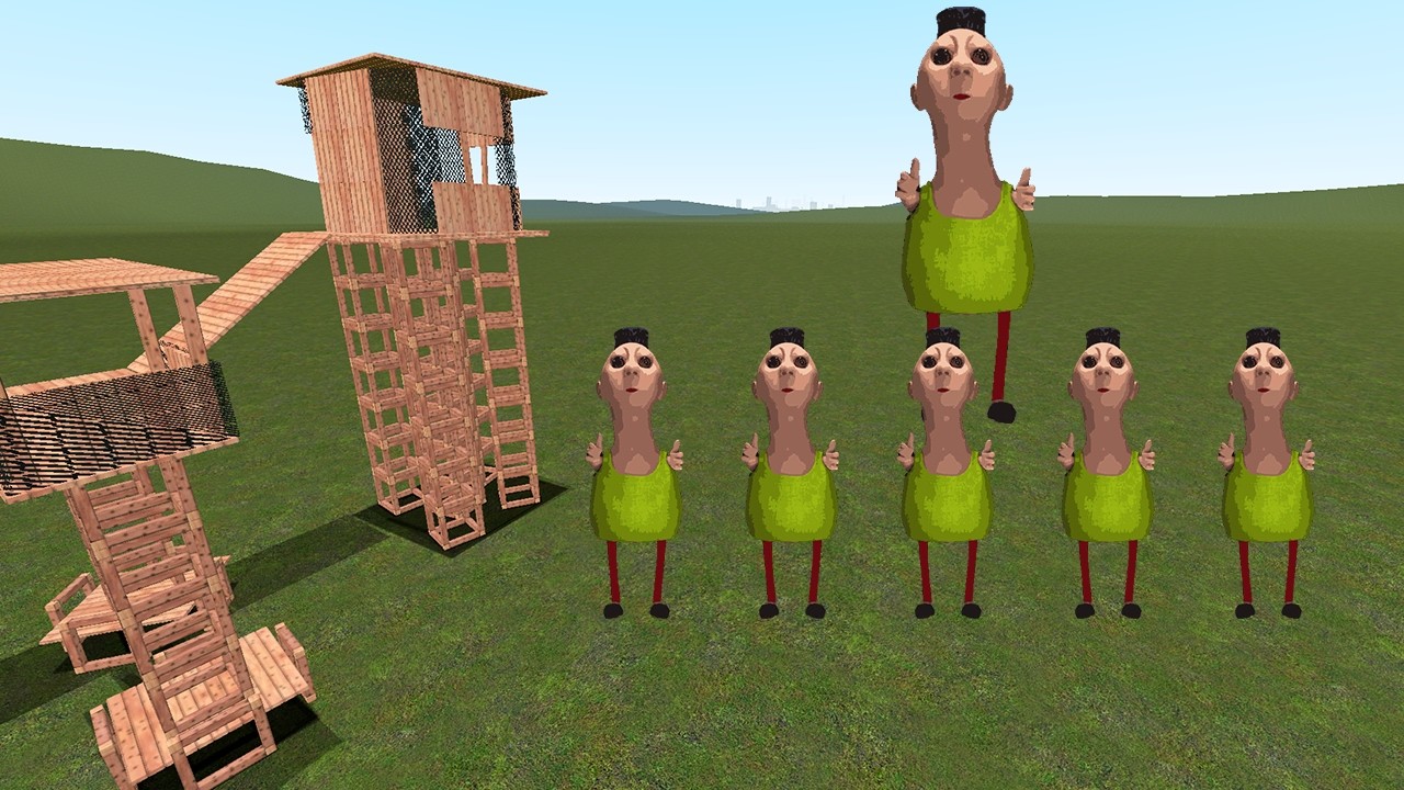 Hamood Vs Towers In Garry's Mod Part 3 | Stella Falcon