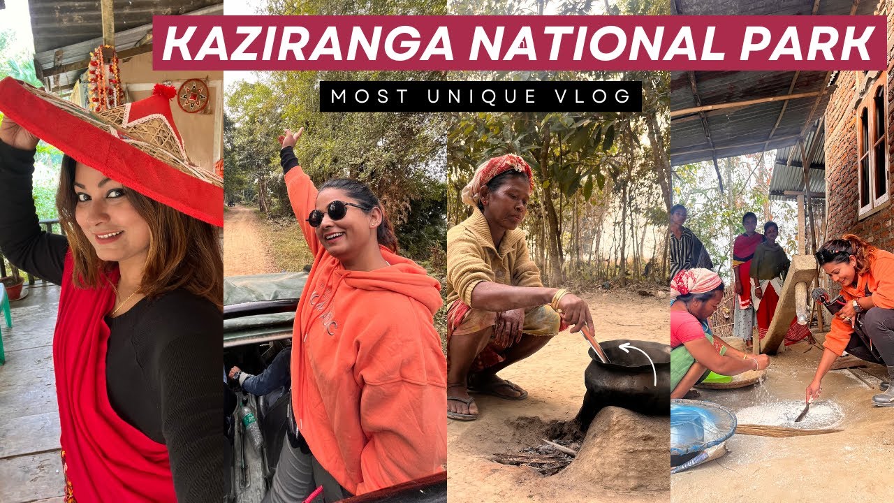 These People Live with Wild Animals inside the Kaziranga National Park | Assam TRIBES & Culture