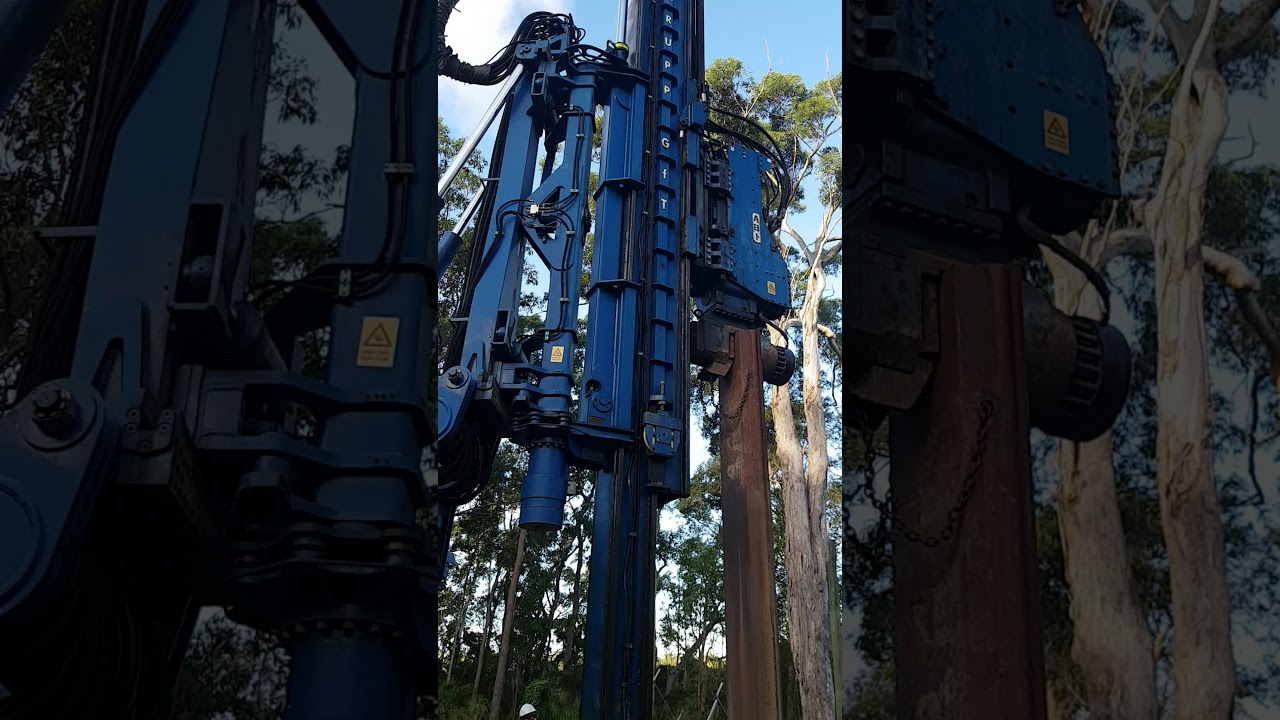 Mavtech Sheet piling Mobilram installation