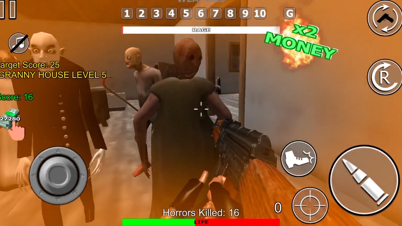 Granny Gameplay Day 1 to 5 | Survival Horror Game #granny #grannygame #actiongames