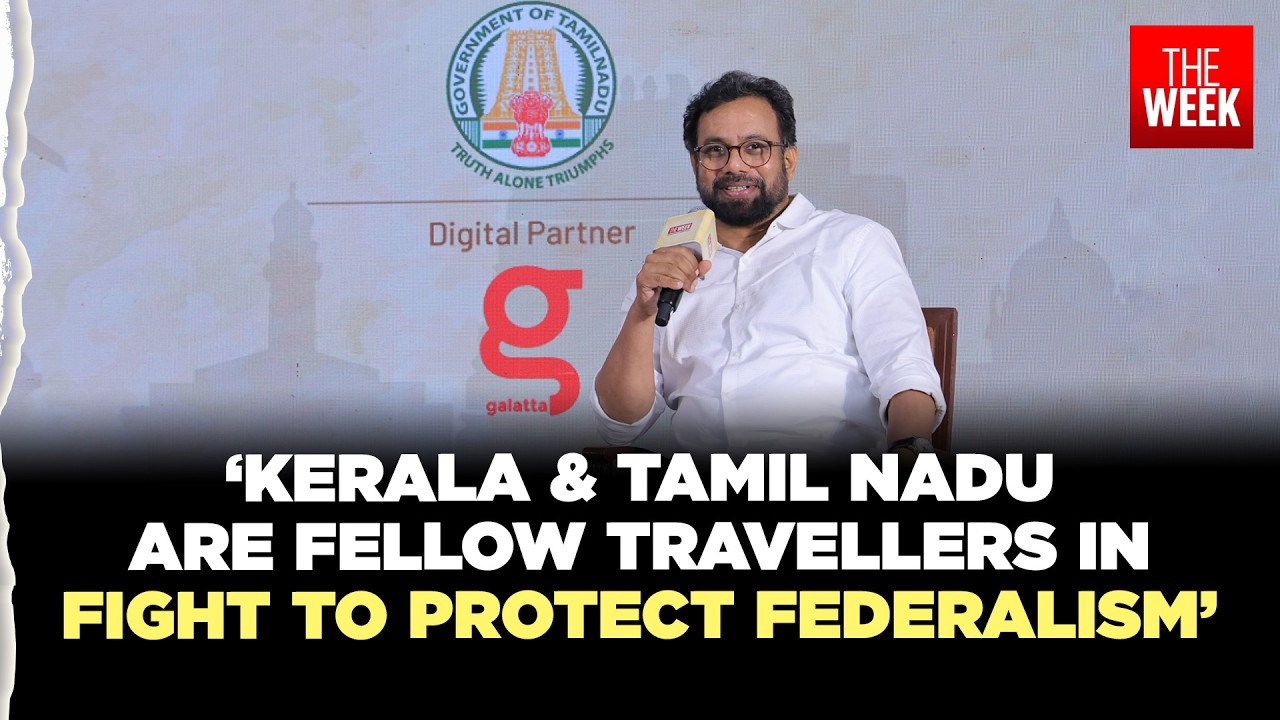 John Brittas, CPI(M) MP, speaks at THE WEEK Tamil Nadu Leadership Summit