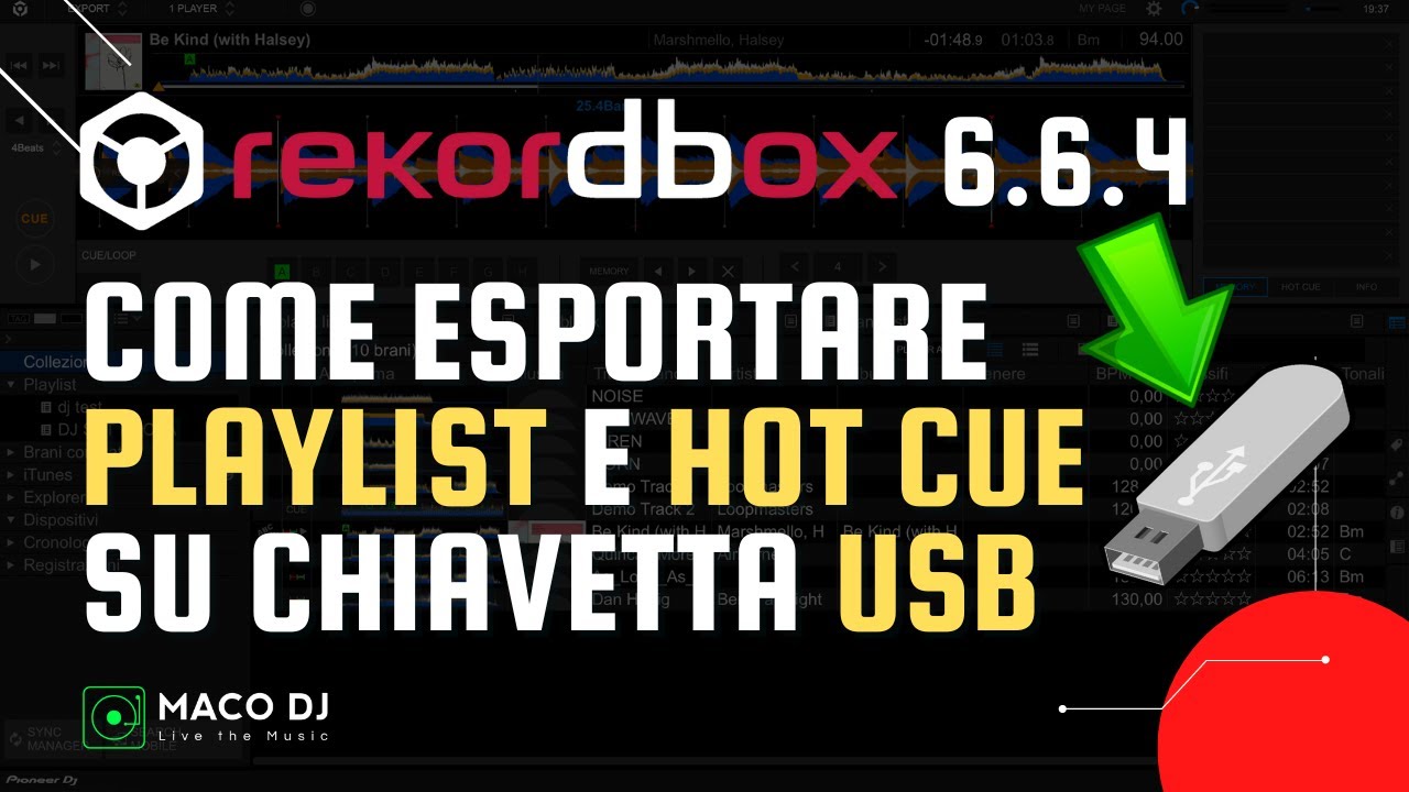 Rekordbox 6: Come esportare musica e Hot Cue su chiavetta USB | Nuova Guida 2022