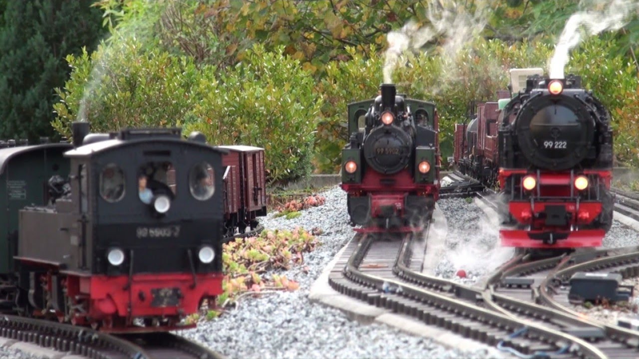 Herbstdampf im Goldenen Oktober; Autumn steam in the Golden October