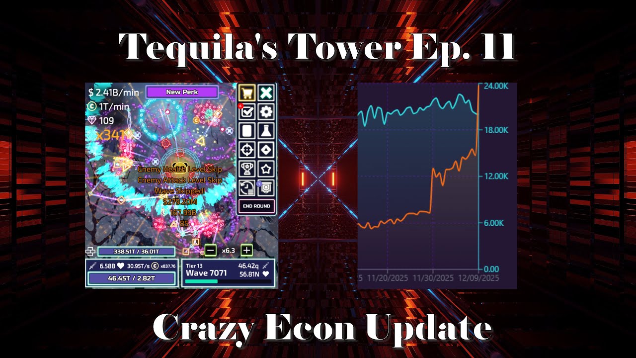 Tequila's Tower Ep. 11: Tripled My Coins in 10 Days!!! Some Small Channel Updates!