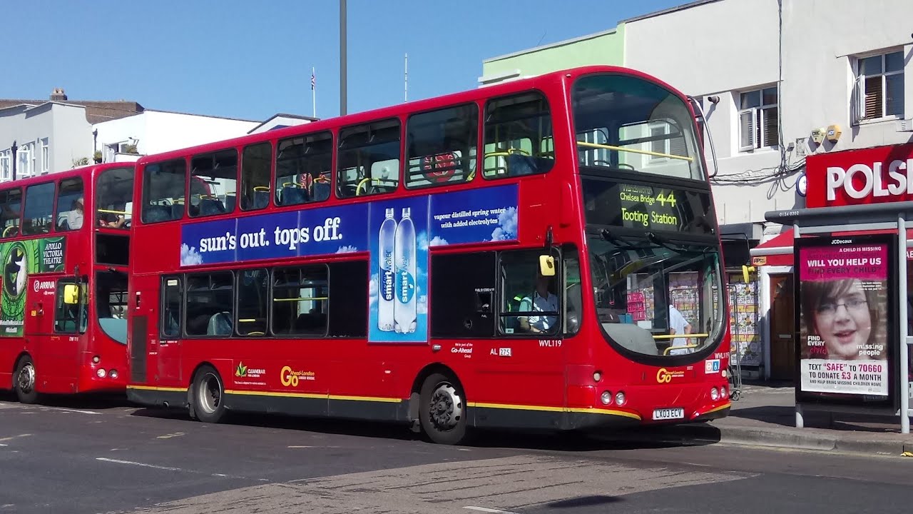 Full Journey on the Route 44 (WVL119 LX03ECV) Volvo B7TL/ Wright Gemini 1 Go-Ahead London