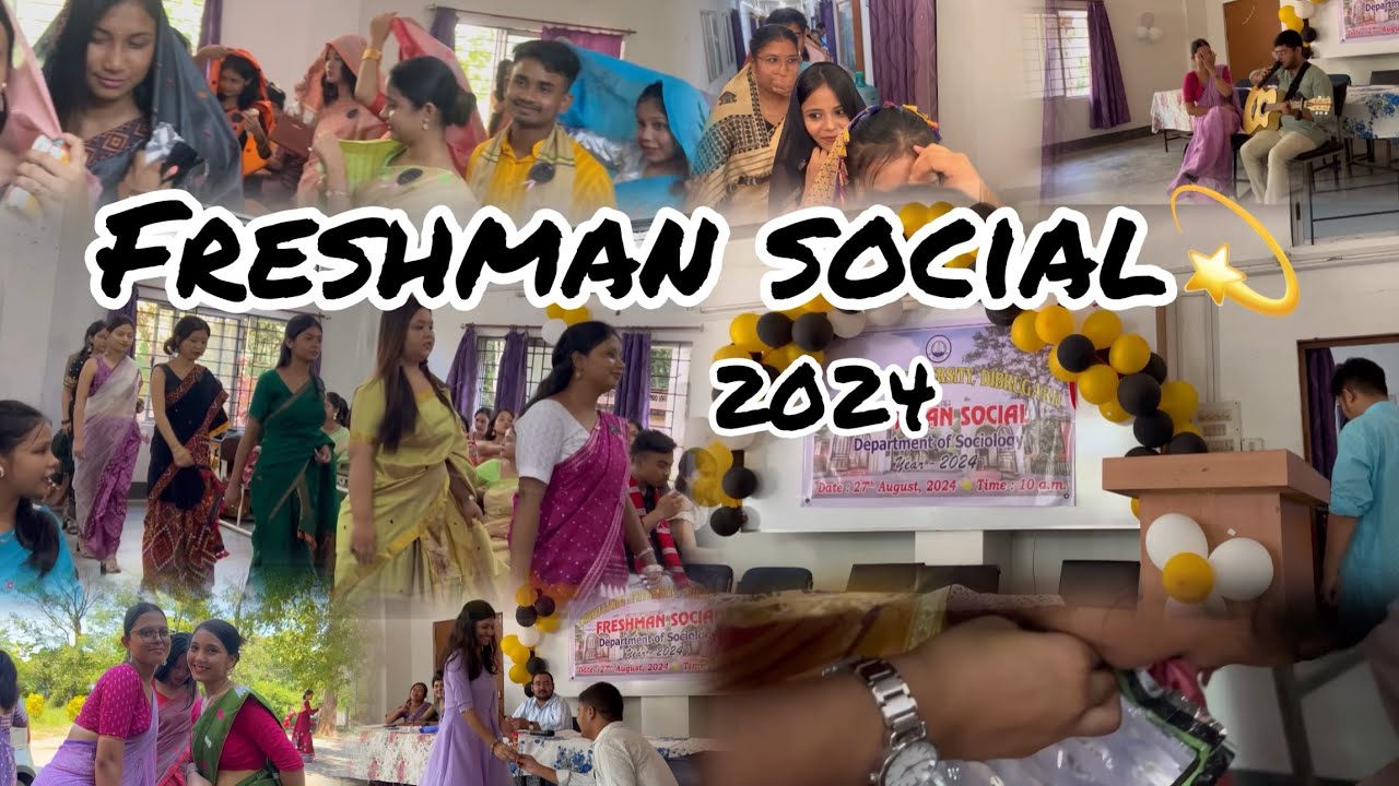 Freshman social 2024..Dibrugarh University#dibrugarhuniversity#freshers