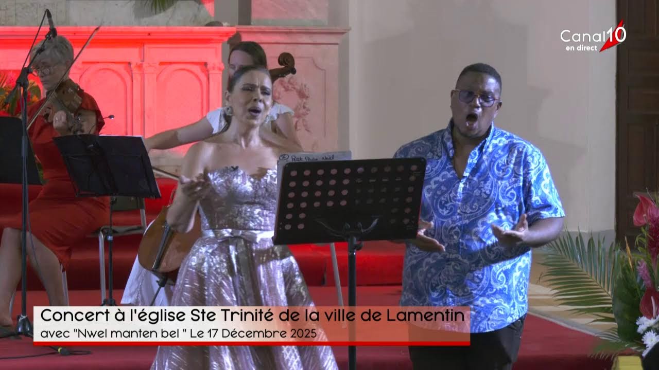 CONCERT À ÉGLISE Ste TRINITÉ DE LA VILLE DE LAMENTIN du 17 Décembre 2025
