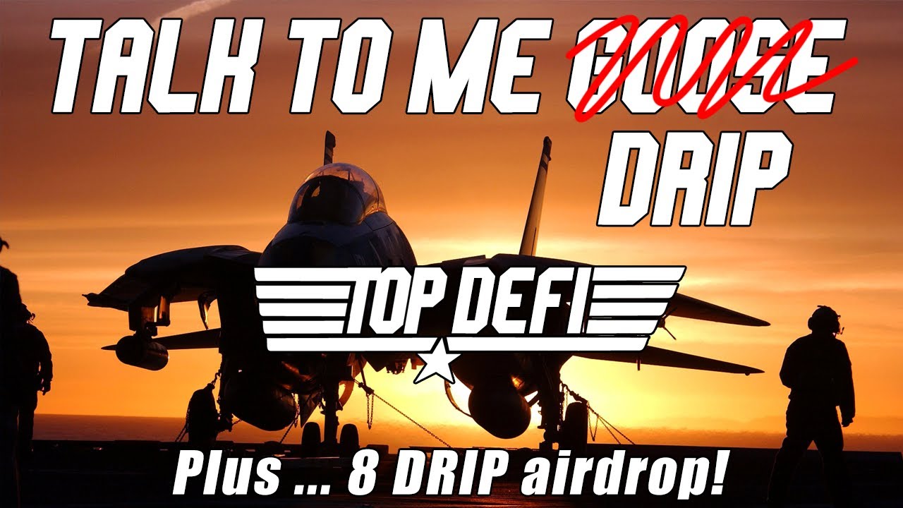 DRIP can be my WINGMAN anytime!! 💧✈️ #PASSIVE #DRIP #TOPGUN