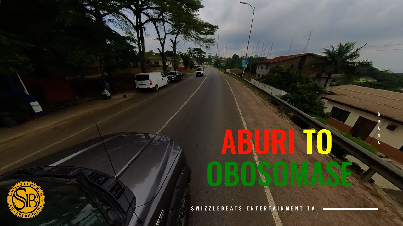 Scenic Drive from Aburi to Obosomase 🇬🇭 | Ghana Road Trip Adventure