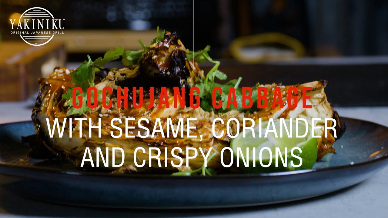 YAKINIKU® | Kamado BBQ grill recept |  Gochujang cabbage