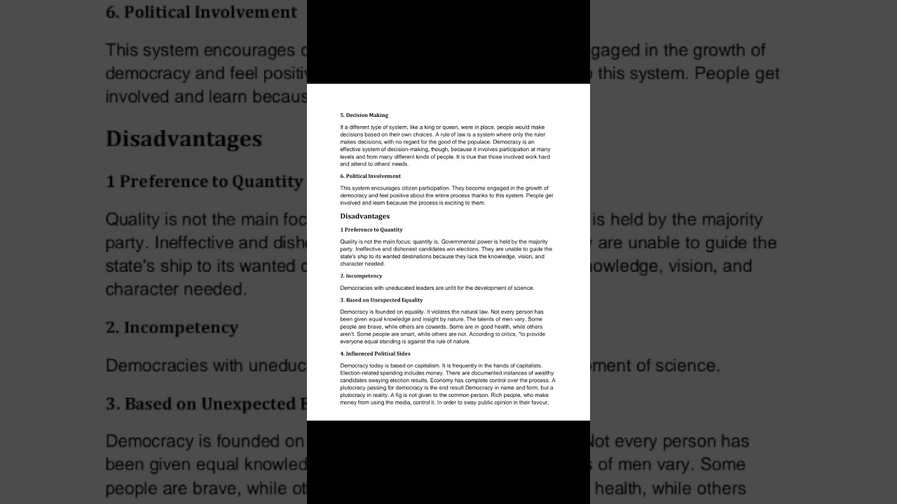 Democracy in Pakistan and it's Advantages and Disadvantages #Assignment #AdvantagesAndDisadvantages