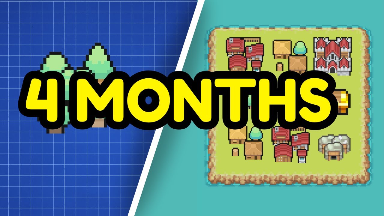 4 months of game dev in 8 minutes