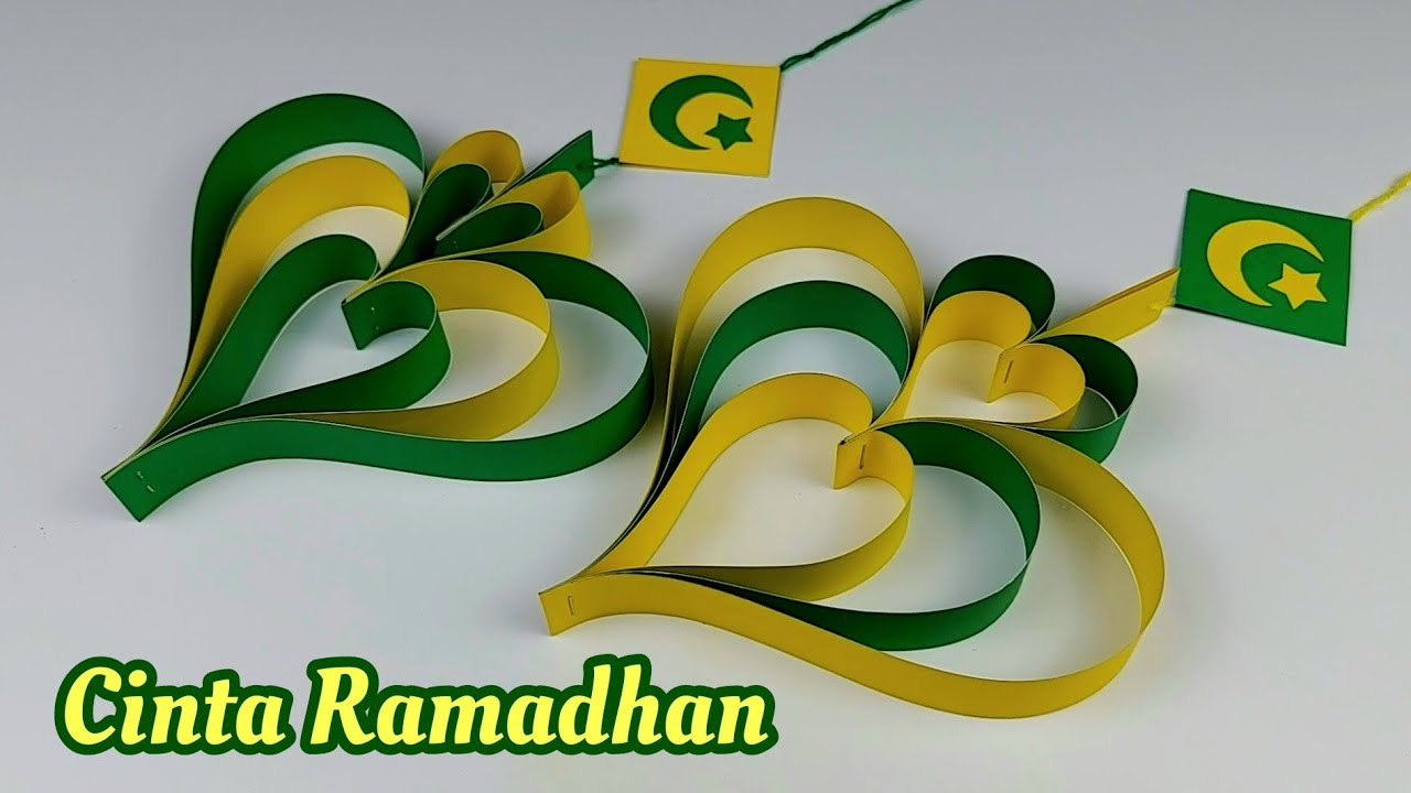 Hiasan Dekorasi Ramadhan dan Idul  Fitri gantung_Ramadan Mubarak_Cinta Ramadhan
