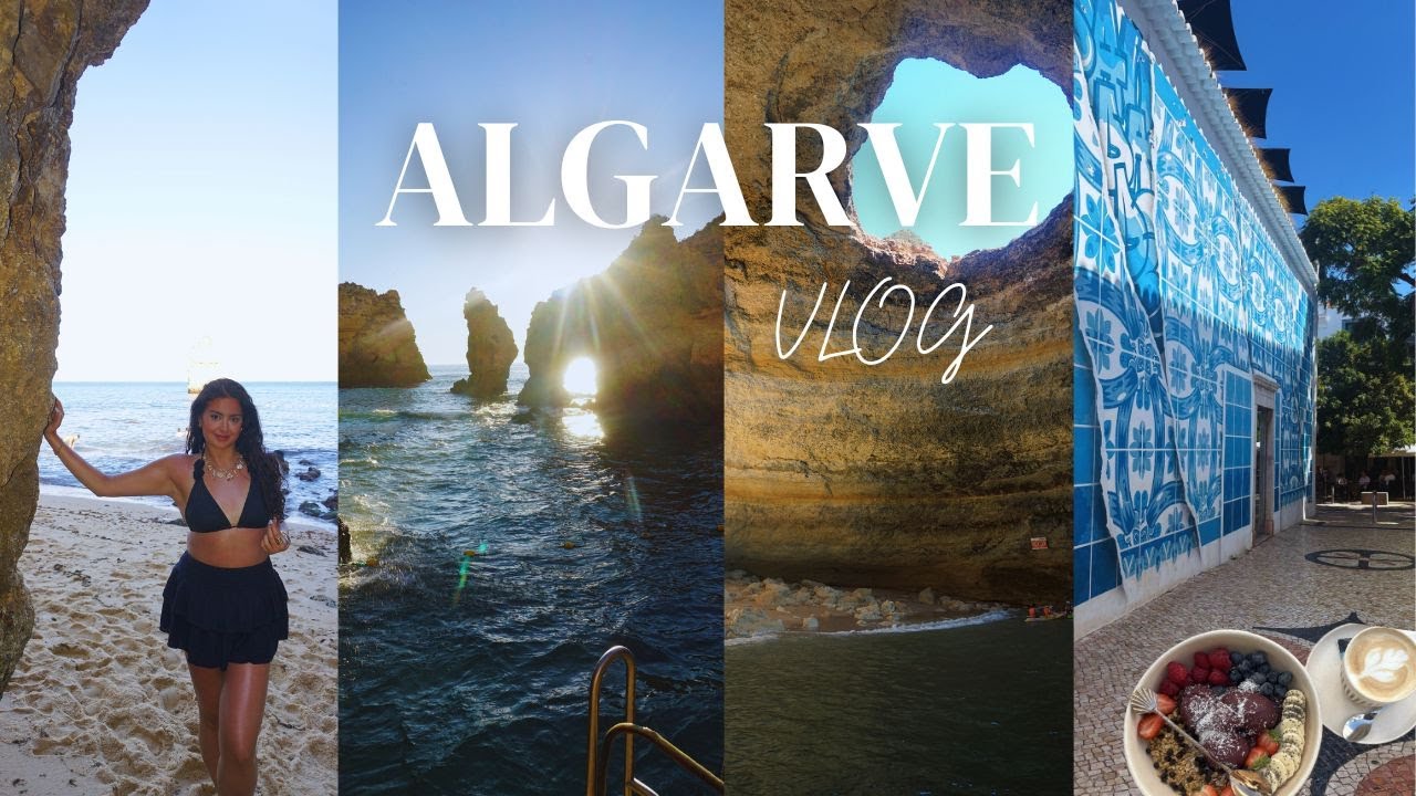 Algarve Portugal Vlog 🇵🇹 | Hidden Beaches, Food Spots & Boat Day