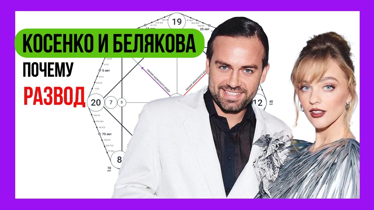 Почему Александра Белякова и Сергей Косенко разводятся | Разбор матрицы совместимости