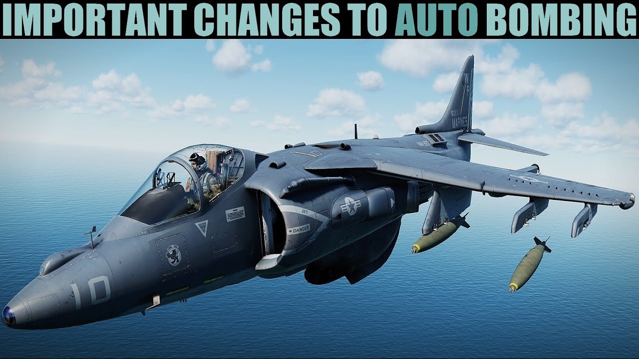 AV-8B Harrier: IMPORTANT Changes To Auto Bombing Mode Tutorial | DCS WORLD