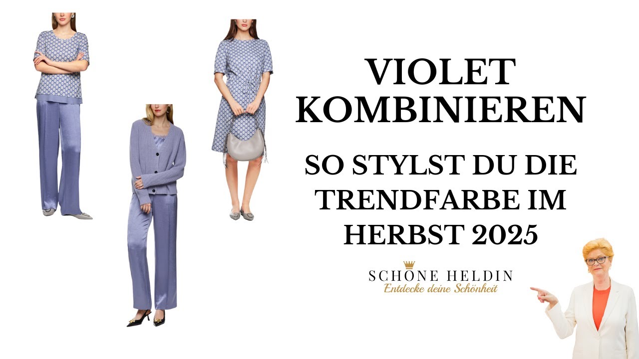 Violet kombinieren &ndash; so stylst du die Trendfarbe im Herbst 2025